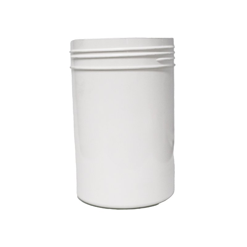 2L White PP Jar With 130mm Screw Neck