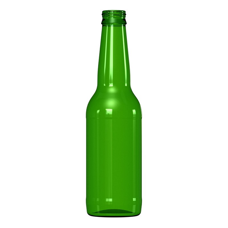 330ml Classic Green Glass Long Neck Beer Bottle With 26mm Twist Crown Seal  Neck - Cospak