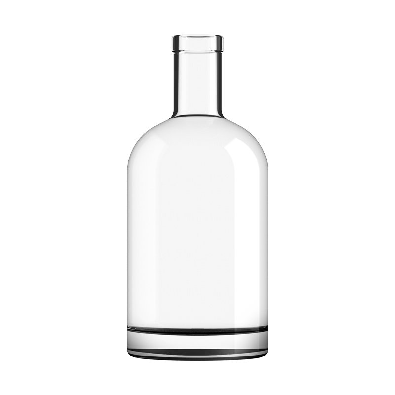 700ml Crystal Flint Glass Apollo Bottle With Cork Mouth (CTN 6)