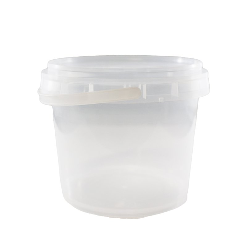 1.2L Natural PP Pail With TE Push On Neck
