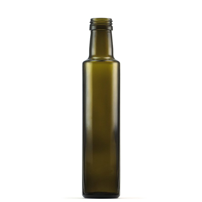 250ml Antique Green Glass Dorica Bottle With 31.5mm ROTE Neck (Bulk Pallet)