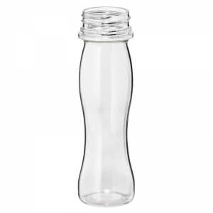 125ml Clear K-Resin Oyster Bottle With 38mm TE Screw Neck