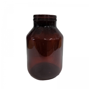 155ml Amber PET J Neck Bottle With 38mm Push On Neck
