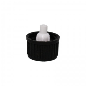 18 DIN Black Uni1 Drip Cap