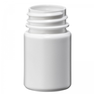20ml White HDPE Tablet Bottle With 28mm 400 Screw Neck
