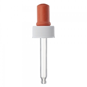 20mm 400 White/ Peach Red Dropper Assembly 54mm Pipette FBOG