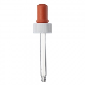 20mm 400 White/ Peach Red Dropper Assembly 65.7mm Pipette FBOG
