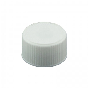 24mm 400 CRC White PP Cello Wadded Screw Cap