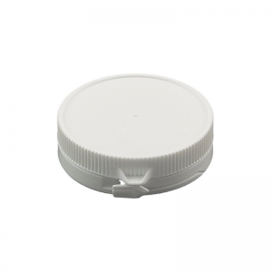 49mm White LDPE Push On Pharmavial Tearband Cap