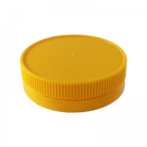49mm Yellow LDPE Push On Pharmavial Tearband Cap