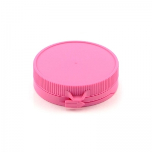 49mm Light Pink LDPE Push On Pharmavial Tearband Cap