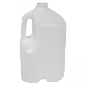 4L Natural HDPE Square Juice Bottle With 38mm TE Screw Neck