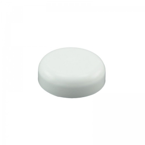 63mm White PP Domed Cosmetic Screw Cap