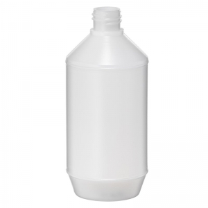 250ml Natural HDPE Barrel Bottle With 22mm 410 Screw Neck