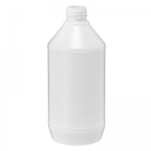 500ml Natural HDPE Barrel Bottle With 28mm 410 Screw Neck