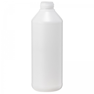 1L Natural HDPE Round H Bottle With 38mm 410 Screw Neck