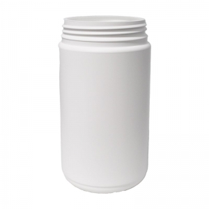 1.4Lt White HDPE Round Jar With 95mm TVL Neck