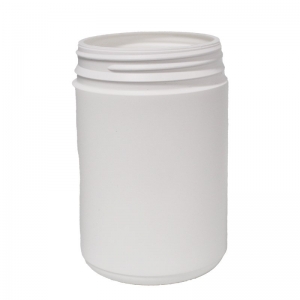 700ml White HDPE Round Jar With 83mm TE Screw Neck