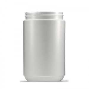 1.2L White HDPE Round Jar With 95mm 400 Screw Neck