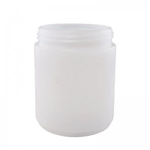 500ml Natural HDPE Round Jar With 83mm 400 Screw Neck
