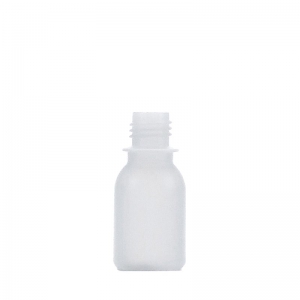 10ml Natural HDPE Eyedropper Bottle With 15mm Screw Neck