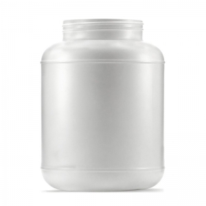 2.5L White HDPE Round Jar With 95mm 400 Screw Neck