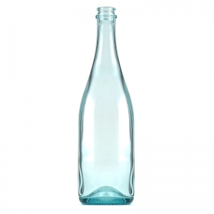 750ml Arctic Blue Glass Sparkling Bottle With 29mm Crown Seal/Cork Neck (Bulk Pa