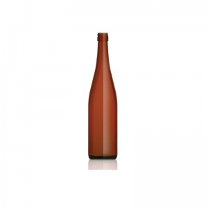 750ml Amber Glass Riesling Bottle with BVS Neck (Bulk Pallet)