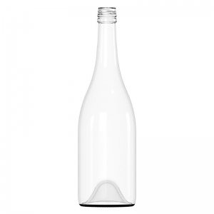 750ml Flint Glass Premium Burgundy Bottle With BVS Neck (Bulk Pallet)