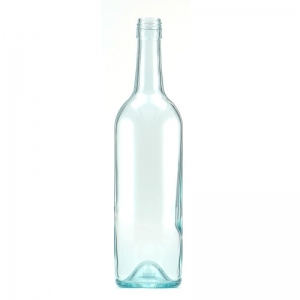 750ml Arctic Blue Glass Punted Claret Bottle With 30mm x 60mm BVS Neck
