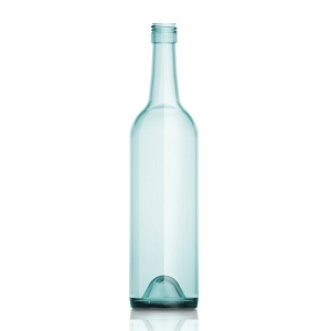 750ml Arctic Blue Glass Premium Claret Bottle With 30mm x 60mm BVS Neck (Bulk Pa