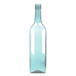 750ml Arctic Blue Glass Claret Bottle NNPB With 30mm x 60mm BVS Neck (Bulk Palle