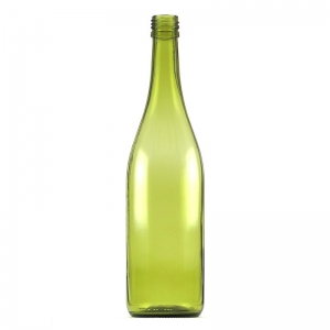 750ml French Green Glass Burgundy Bottle NNPB With 30mm x 60mm BVS Neck (Bulk Pa
