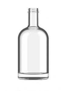 700ml Crystal Flint Glass Apollo Bottle With 33-400 Continuous Thread Neck (Bulk