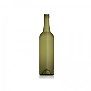 750ml Antique Green Glass Carbon Reduced Premium Claret Bottle With 30mm BVS Nec