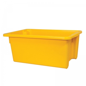 52L Yellow PP Crate 645x413x276mm