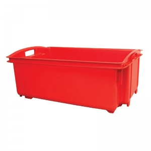 55L Red PP Crate 711x438x382mm