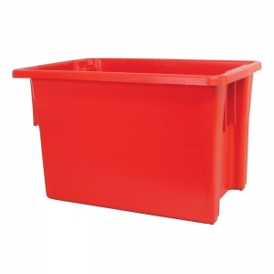 68L Red PP Crate 645X413X397mm