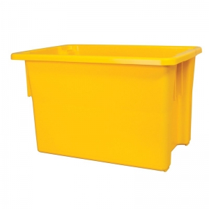 68L Yellow PP Crate 645X413X397mm