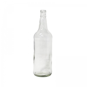1L Flint Glass Spirit Bottle With 30mm EDROTE Neck