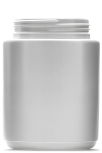 1.5Lt White HDPE Round Jar With 95mm TVL Neck