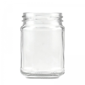 250ml Glass Round Food Jar With 63mm Twist Neck (Bulk)