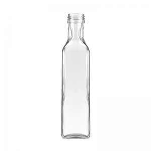 250ml Flint Glass Marasca Bottle with 31.5mm ROPP Neck (Ctn 24)