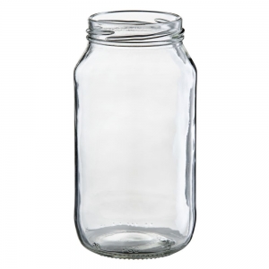 500ml Clear Glass Round Food Jar With 63mm Twist Neck (Ctn 24)