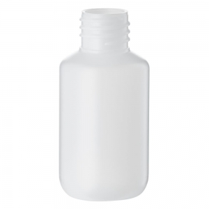 125ml Natural HDPE Squat Bottle With 28mm 410 Screw Neck