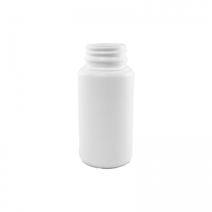 150ml White HDPE Round Tablet Bottle with 38mm TEC Neck