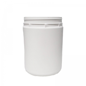 1.5L White HDPE Round Jar With 110mm TE Screw Neck