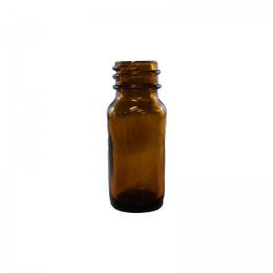 10ml Amber Glass Round Bottle With 20mm 400 Screw Neck