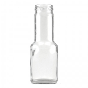 250ml Flint Glass Round Sauce Bottle With 43mm Twist Neck