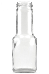 250ml Flint Glass Round Bottle With 43mm Twist Neck